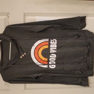 KISSMODA long sleeve tunic/hoodie. NEW
